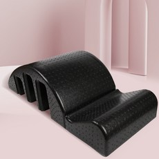 普拉提脊柱矯正器 arc 側彎腰椎瑜伽器材 脊椎拉伸牽引腰部鍛煉, 1個, 高密度智尊款-黑色(承重300KG)