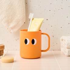 모던하우스 리빙 아이팝 심플 양치컵 ORANGE BG0726001, 1개, 이미지참조