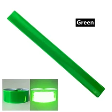 안전 반사 손목 밴드 벨트 스트랩 스포츠 달리기 사이클링, Green, 1개