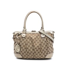 구찌 중고 2016-2025 GG 캔버스 수키 사첼 백