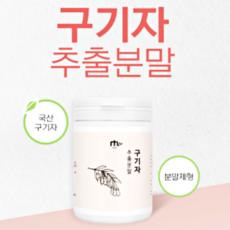 구기자 발효분말 청양구기자 열매 가루 효능 100g 식수대용, 1개