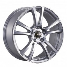 FK鋁圈 17吋 5/112 S850 高亮銀車面-同B223, 1個