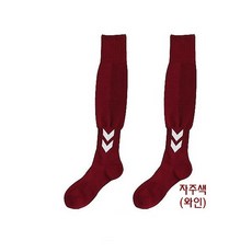 험멜 축구스타킹 아동용-축구양말 아동용(24호), 와인(자주색)