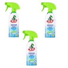 水衛士 浴室清潔劑, 1個, 清潔劑-3瓶/500g