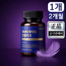 이너셀 식물성 NMN 엔엠엔 파이토 포뮬러X 식약처 HACCP 인증, 1개, 60정