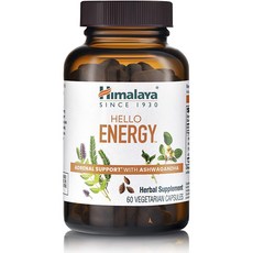HimalaYa HELLO ENERGY腎上腺保健素食膠囊, 1個, 60 件