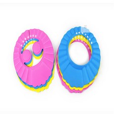 토탈셀링 아기 샴푸캡 길이조절샴푸캡, 일반형 블루