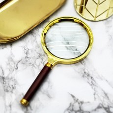 실버용품 클래식 확대경 원형 손잡이 루페 XL사이즈