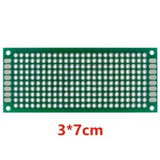 아두이노 PCB 만능 양면 기판 모음 2.54mm 에폭시 만능기판 2X8 3X7 5X7 6X8 7X9 8X12 9X15, PCB 양면 3X7
