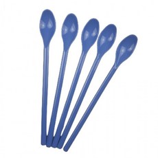 롱스푼 긴스푼 플라스틱 커피 머들러 아이스크림 요거트 디저트 스푼 5p, 1개