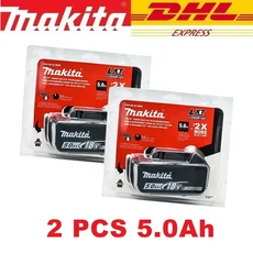 100% 마끼다호환 18V 6.0Ah 충전식 배터리 BL1830 전동 공구, 05 2PCS 5.0Ah