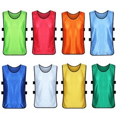 축구조끼 팀복 체육대회 컬러 단체조끼 아동용 오렌지