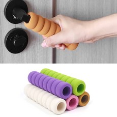 디깅서울 정전기 문손잡이커버 방문손잡이 도어 문고리 터닝 x3, 그린