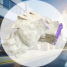 목장갑 60g 100개입 산업현장 포장작업 고급면장갑 안전용품 안전장갑 현장용