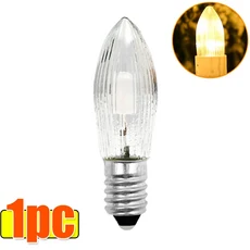 따뜻한 흰색 E10 LED 촛불 조명 교체 램프 전구 체인용 10V 55V AC 욕실 주방 홈 장식, 04 1PC warm white, 1