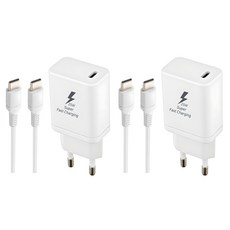 Jpower PD25W Type C超高速充電器+線組, 白色, 2組