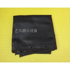 대형 트램폴린 실내외 점핑매트 방방이 철제 프레임 놀이기구 운동용품 성인용 야외용, 1개, 4_블랙타이다이메쉬1.8x1.8m