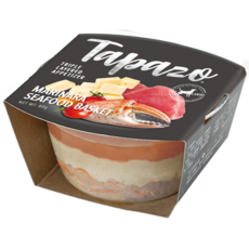 Tapazo 狗狗開胃三層杯 佐餐肉醬 雞肉口味 80g, 1個, #6起司海鮮派對