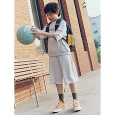 탑텐키즈 26년 SS 공용 COOL Air 코튼 더블니트 버뮤다 팬츠 MKG2PS3001 181942