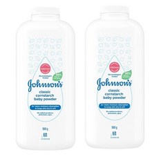 존슨즈베이비 콘스타치 파우더 오리지날향 클래식, 500g, 2개