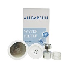 THE VITA 水龍頭濾芯【五重過濾】360度旋轉 洗菜洗臉都OK 全方位清洗, 1個, 水龍頭濾芯【五重過濾】一組, 無