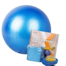 스피닝 필라테스 요가짐볼 55cm, 화이트밴드