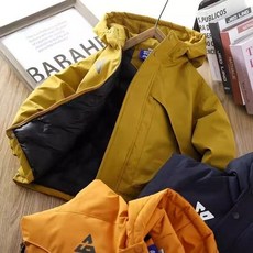 兒童裝男童冬裝夾棉棉服2025新款中大童棉襖冬季男孩加厚棉衣外套