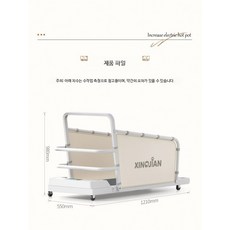 강아지 트레드밀 반려견 런닝머신 실내산책 애견 훈련 다이어트 운동기구 안전 울타리 화이트, 별하늘 그레이 나무 프레임 추가, 1개