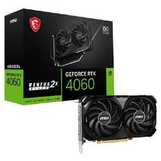 msi 微星 GeForce Ventus 2X 8G OC顯示卡 黑色, RTX4060