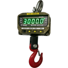 兩錢分厘磅秤專賣 大字幕綠字吊秤電子秤JLG-3噸x0.5kg 台製 獨家專賣, 1個, 詳見包裝