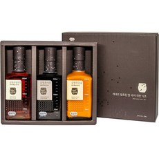 초산정 감향초 발사믹 3종 선물세트 청포도 사과 감귤 x 3병, 1개, 270ml