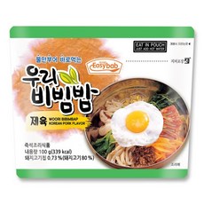 물만 부어 바로먹는~ 우리 비빔밥(제육), 100g, 1개