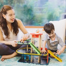 Classic World 現代停車塔 認知學習 益智玩具 邏輯推理, 1個