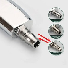 1PCS 드라이 클리닝 인테리어 고압 TORNADOR 자세히 청소 도구 세차 4MPA 10MPA 블로우 불어 먼지 에어, American style1pcs, 1개