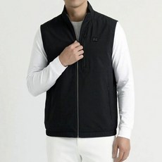 김영주스포츠 남성 고신축조끼 KRMV6150 하이넥 집업 봄 여름 가을 경량베스트 골프 등산 트래킹 캠핑 데일리