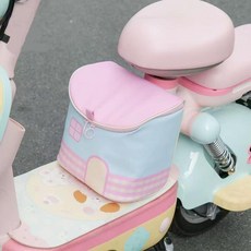 電瓶車座椅收納袋 藍粉色, 1個