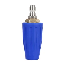 4000PSI 고압 세척기 노즐 1/4인치 어댑터 퀵 커넥트 회전 터보 자동차 물총 청소 도구, 01 Blue 4000psi