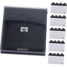 12015245 명함 꽂이 케이스 거치대 대용량 내구성 플라스틱 홀더 심플하고 아름다운 책상용 카드 보관 랙 자기류 가능 정리에