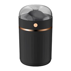 USB 桌上型加濕器 大霧量 七彩燈光, 黑色, 如圖所示