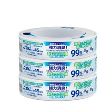 Qulmia 99% 기저귀 포트 호환 카세트 카트리지 강한 탈취 신생아 3개입 230매분