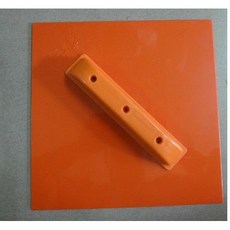 ecgo四角補土盤 托把漆盤組，多功能土帆補土板，牆面修繕必備, 1個, 橘色或灰色
