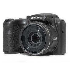 Kodak PIXPRO AZ255-BK 16MP 디지털 카메라 25X 광학 줌 24mm 광각 렌즈 이미지 안정화 1080P 풀 HD 비디오 3인치 LCD 블로깅 (블랙), 블랙, 1개