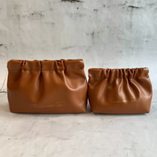 [대+소 SET] THE압구정언니 생리대 화장품 미니 이너백 다용도 자석 가죽 파우치