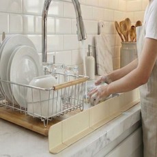 에브리센스 실리콘 실속가성비 싱크대 물막이, 1개, 화이트
