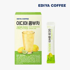 이디야커피 콤부차 레몬라임, 6g, 20개입, 1개