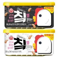 오뚜기 칰햄 200g 오리지널 3개+블랙페퍼 3개(총 6개), 6개
