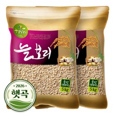 현대농산 국산 늘보리 겉보리 꽁보리밥, 5kg, 2개