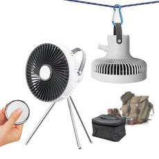 캠핑용 충전식 무선 삼각대 선풍기 써큘레이터 책상선풍기 미니