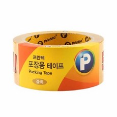 프린텍 P4845BR 포장용 테이프 갈색 OPP 48x45, 단품