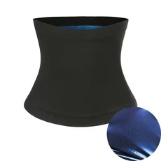 여성용 운동 허리 트레이너 남성용 복부 조절 슬리밍 바디 셰이퍼 벨트 사우나 땀 코르셋 시니처 지퍼